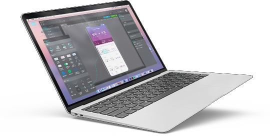 Portátil prototipado en Justinmind